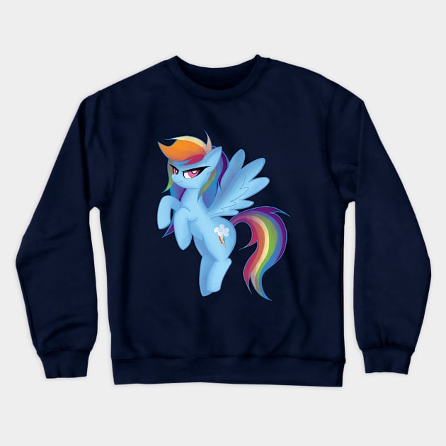 Rainbow Dash Crewneck Sweatshirt by InsomniaQueen